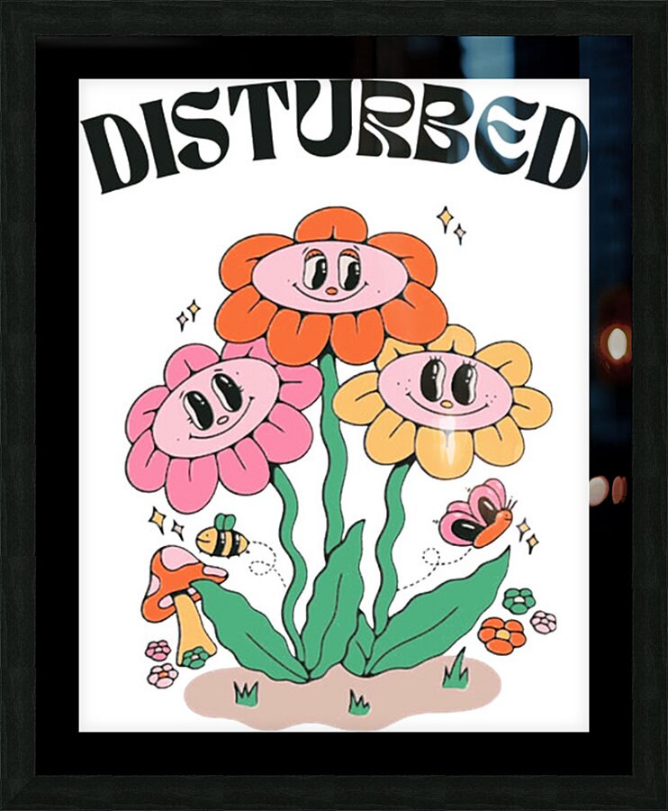 Disturbed 4 Picture Frame print