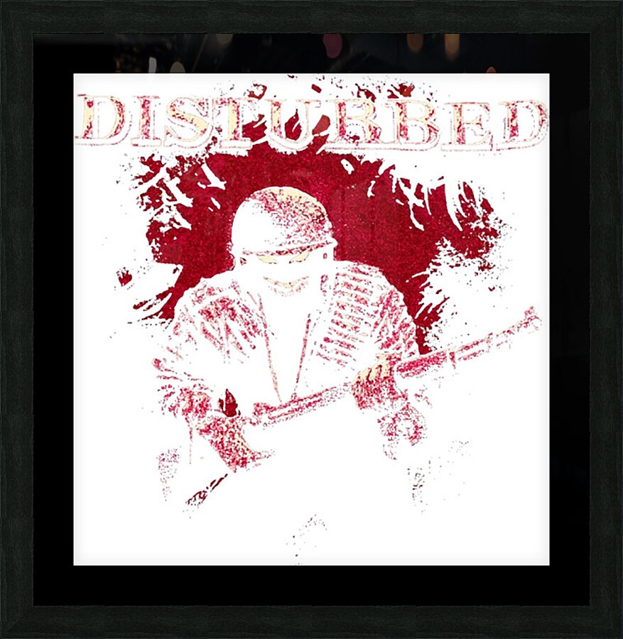 Disturbed 15 Picture Frame print