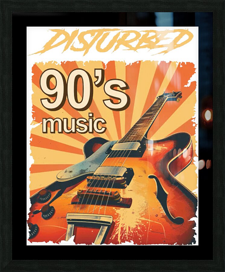 Disturbed 29 Picture Frame print