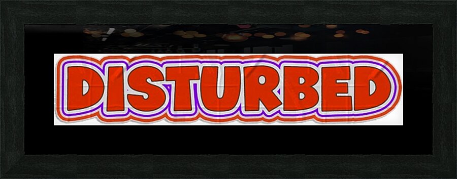 Disturbed 38 Picture Frame print