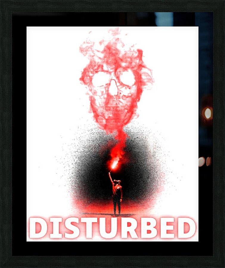 Disturbed 43 Picture Frame print