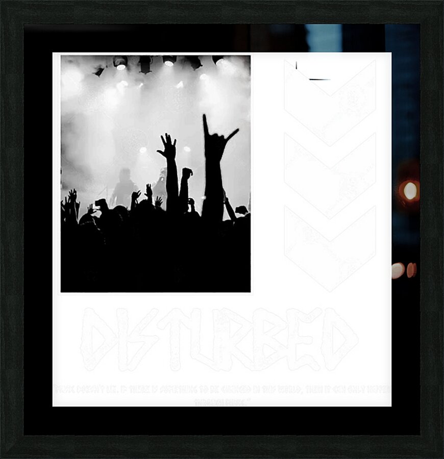 Disturbed 46 Picture Frame print