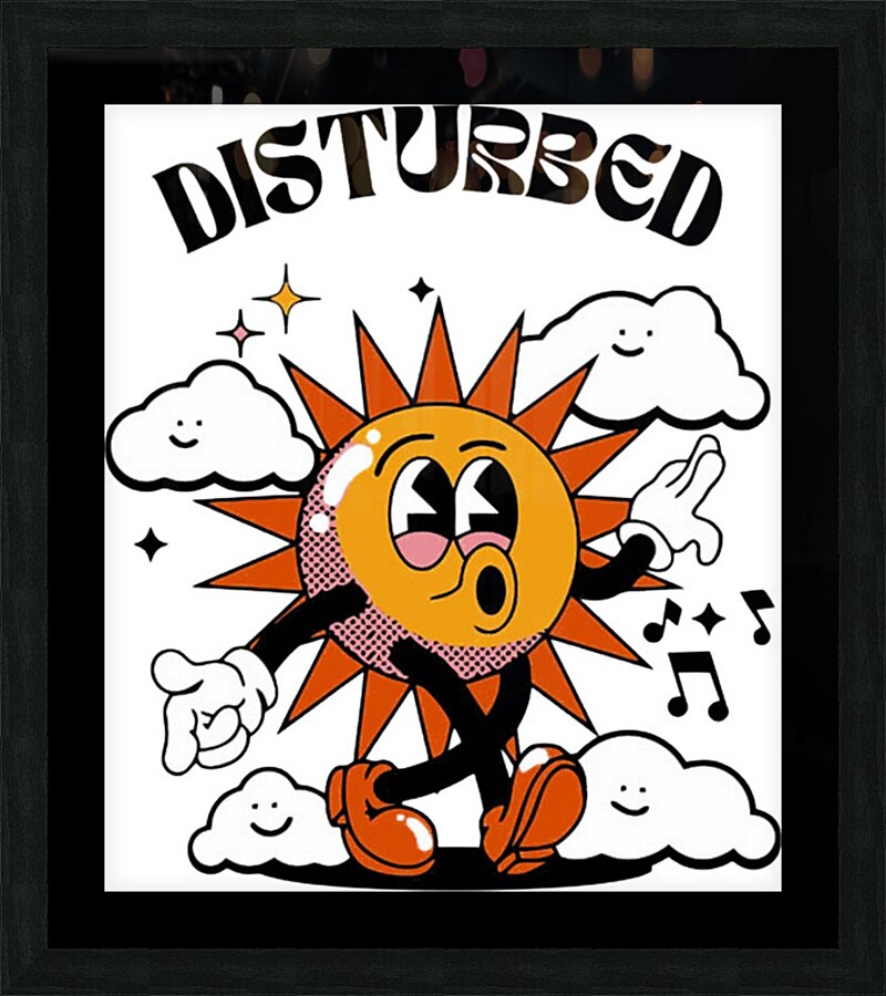 Disturbed 53 Picture Frame print