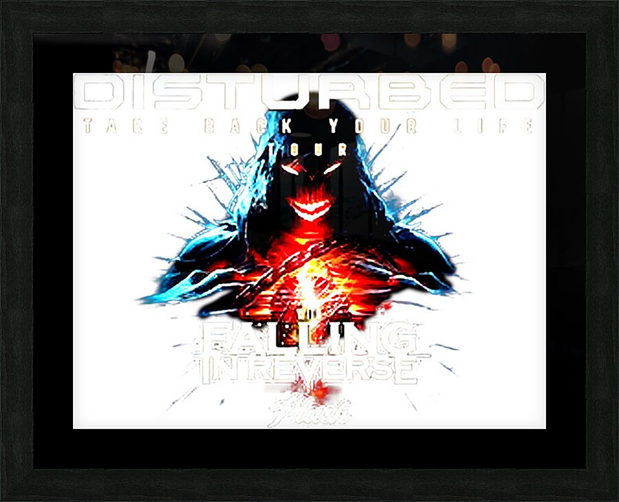Disturbed 56 Picture Frame print