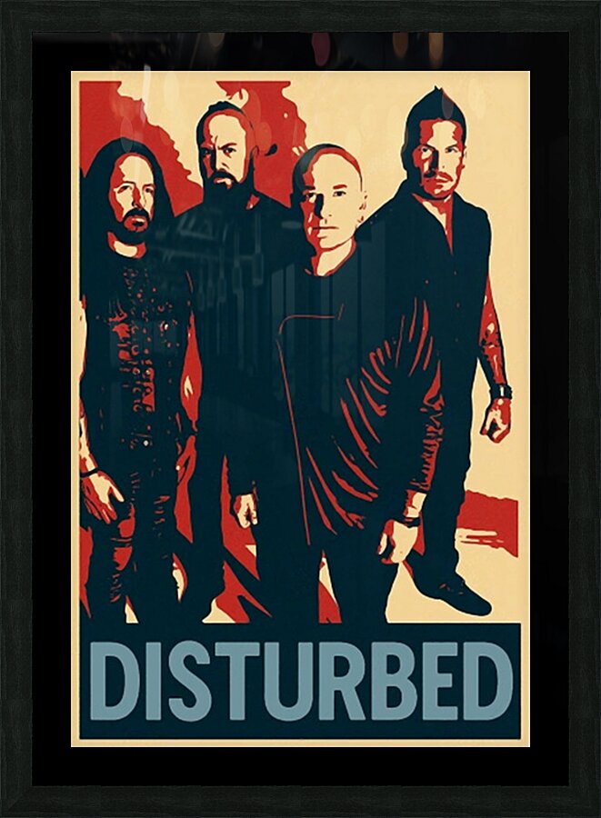 Disturbed 62 Picture Frame print