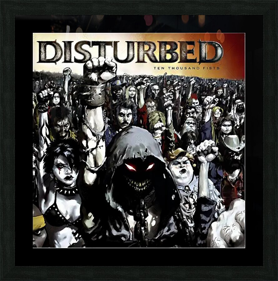 Disturbed 3 Picture Frame print