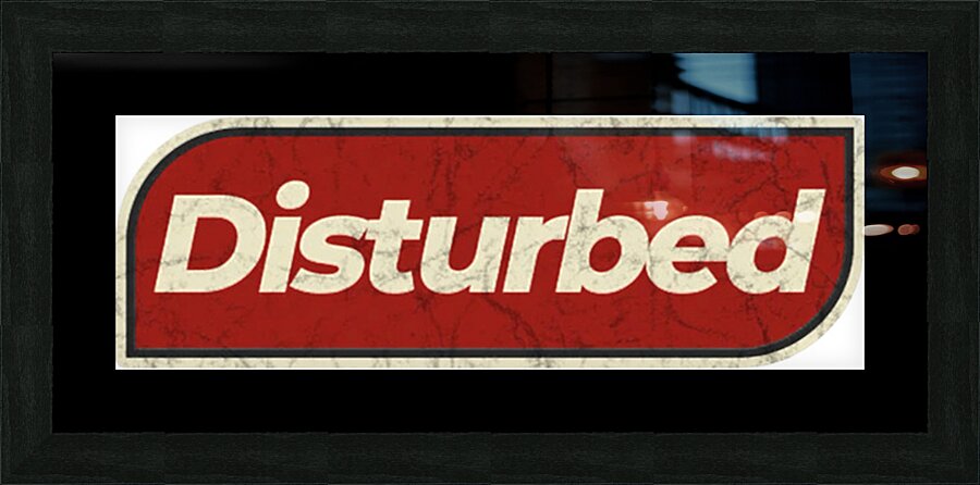 Disturbed 9 Picture Frame print