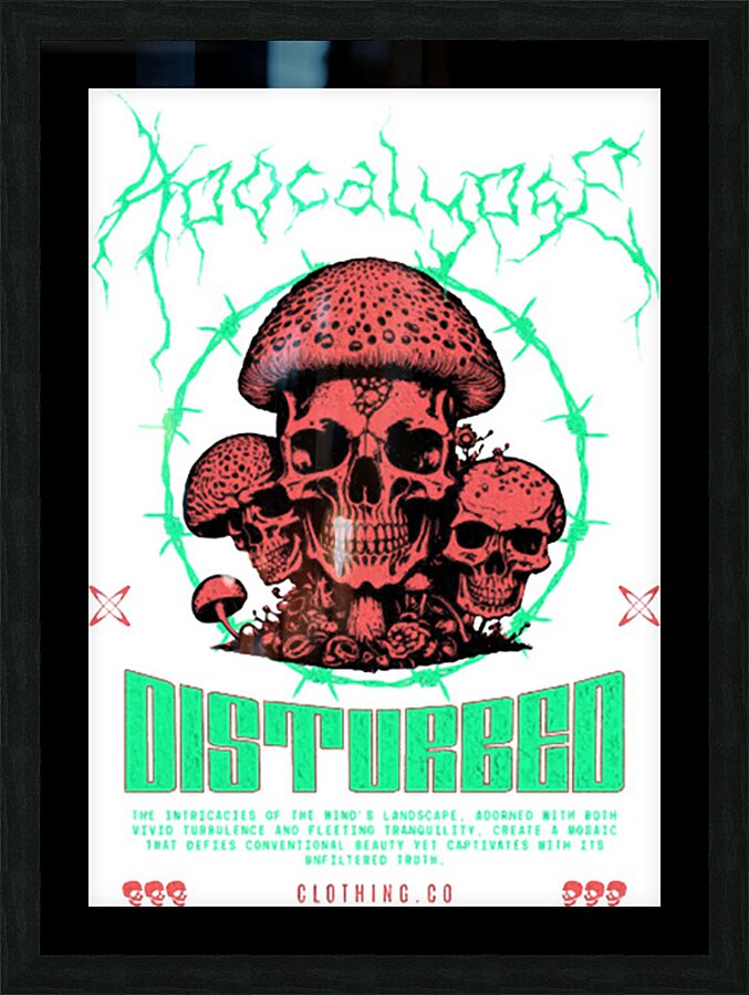 Disturbed 11 Picture Frame print
