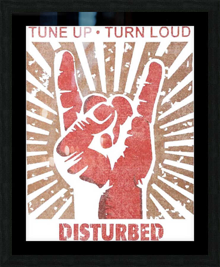 Disturbed 13 Picture Frame print