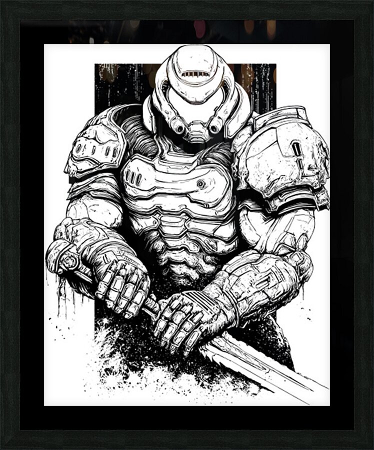 DOOM Eternal 55 Picture Frame print