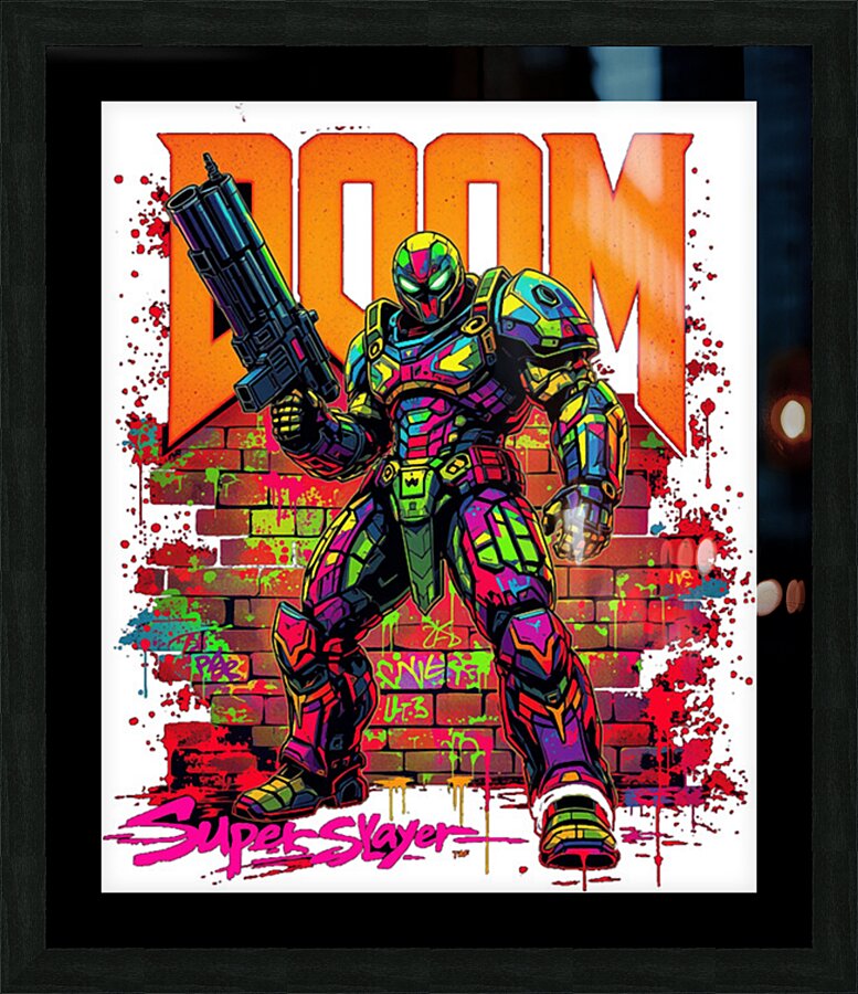 DOOM Eternal 66 Picture Frame print
