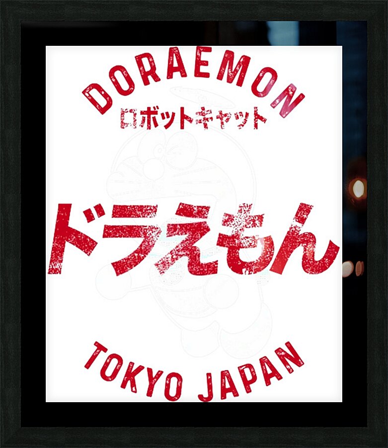 Doraemon 5 Picture Frame print