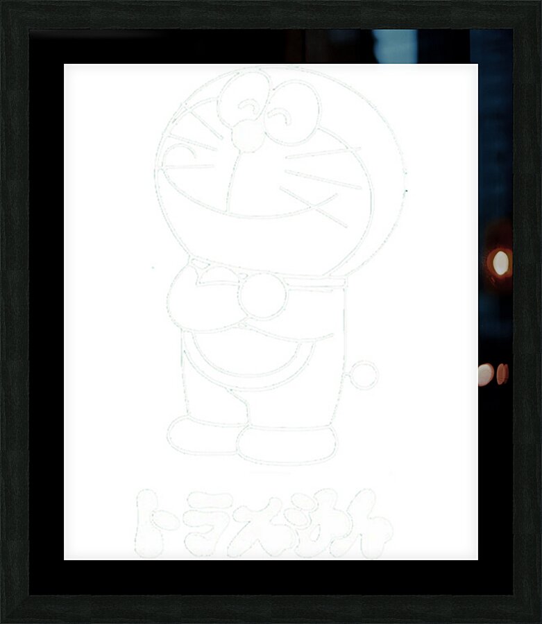Doraemon 7 Picture Frame print