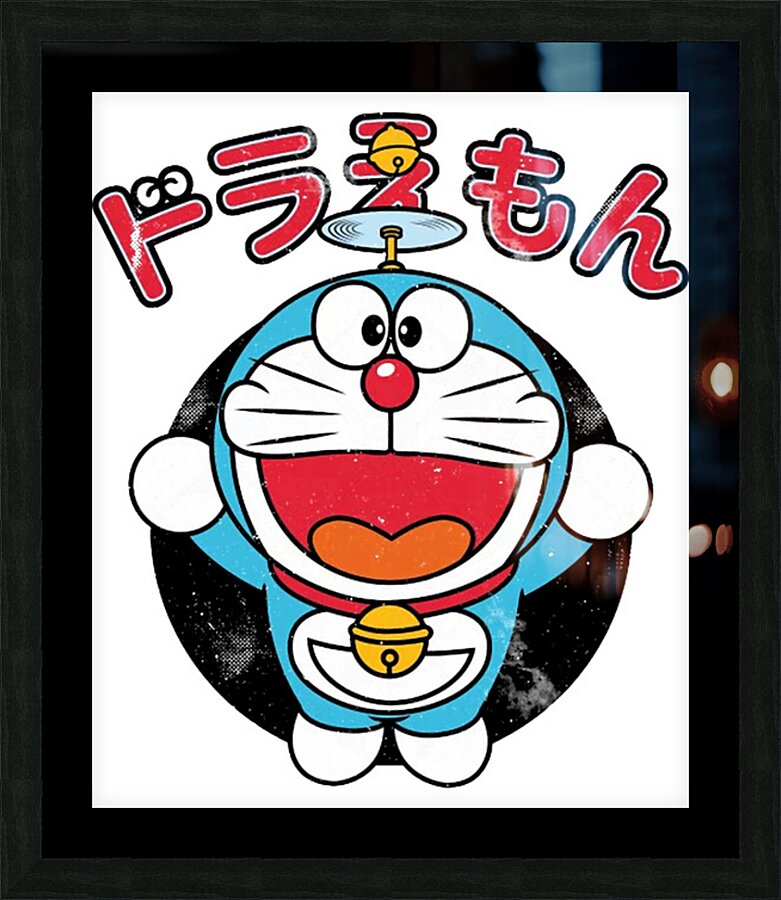 Doraemon 14 Picture Frame print