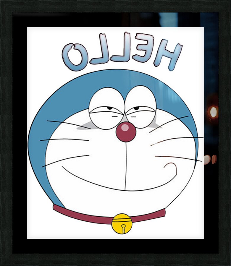 Doraemon 16 Picture Frame print