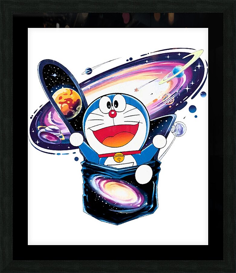 Doraemon 21 Picture Frame print