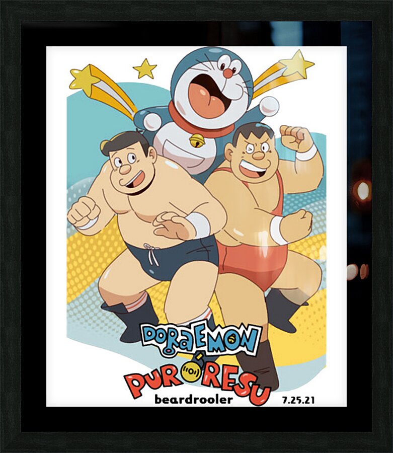 Doraemon 27 Picture Frame print