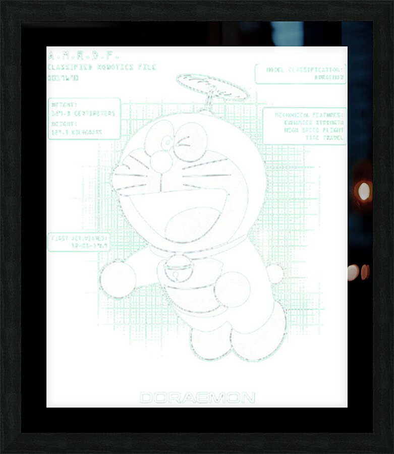 Doraemon 38 Picture Frame print