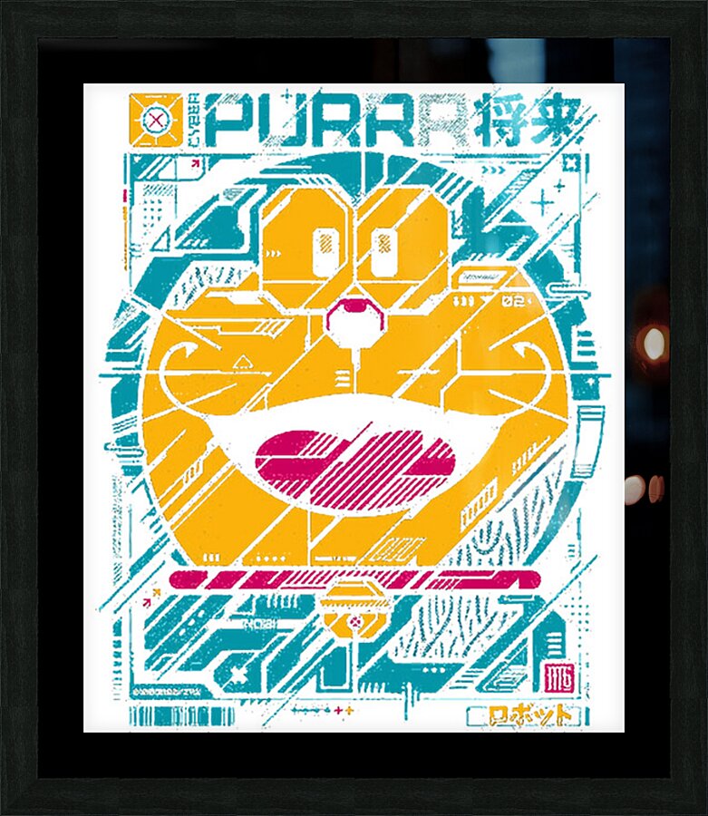 Doraemon 42 Picture Frame print