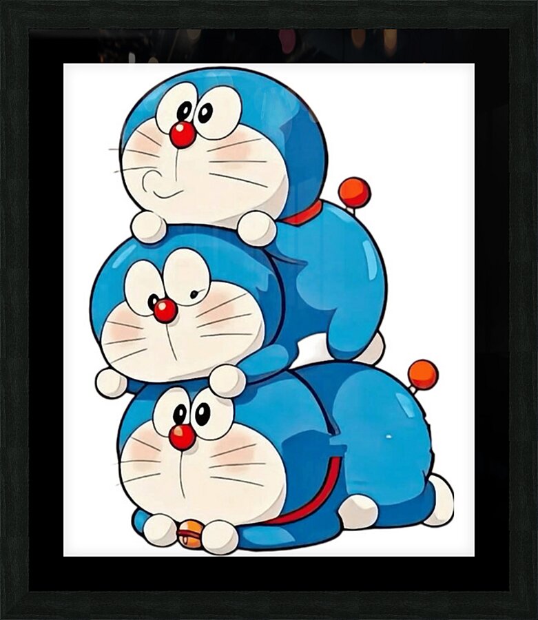 Doraemon 47 Picture Frame print