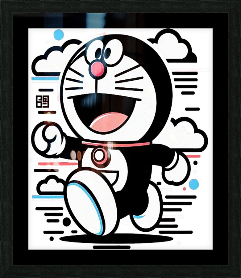 Doraemon 48 Picture Frame print