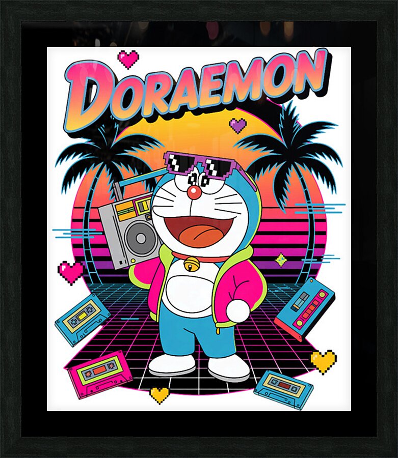 Doraemon 49 Picture Frame print