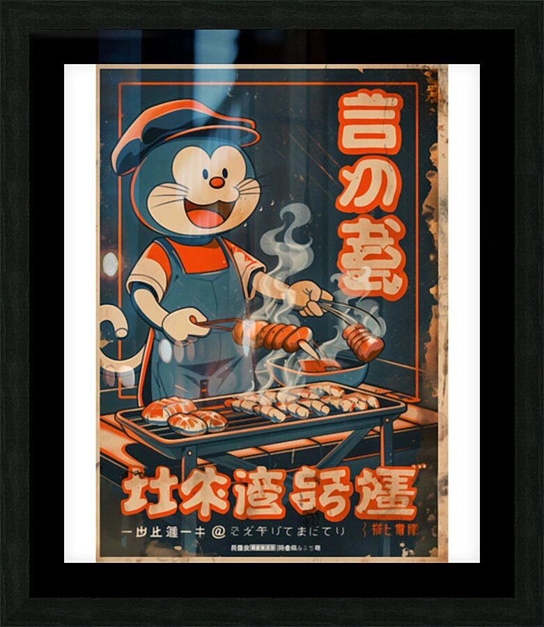 Doraemon 57 Picture Frame print