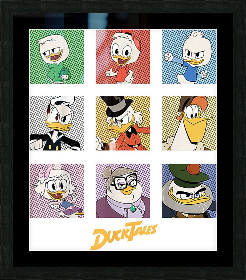 DuckTales 7 Picture Frame print