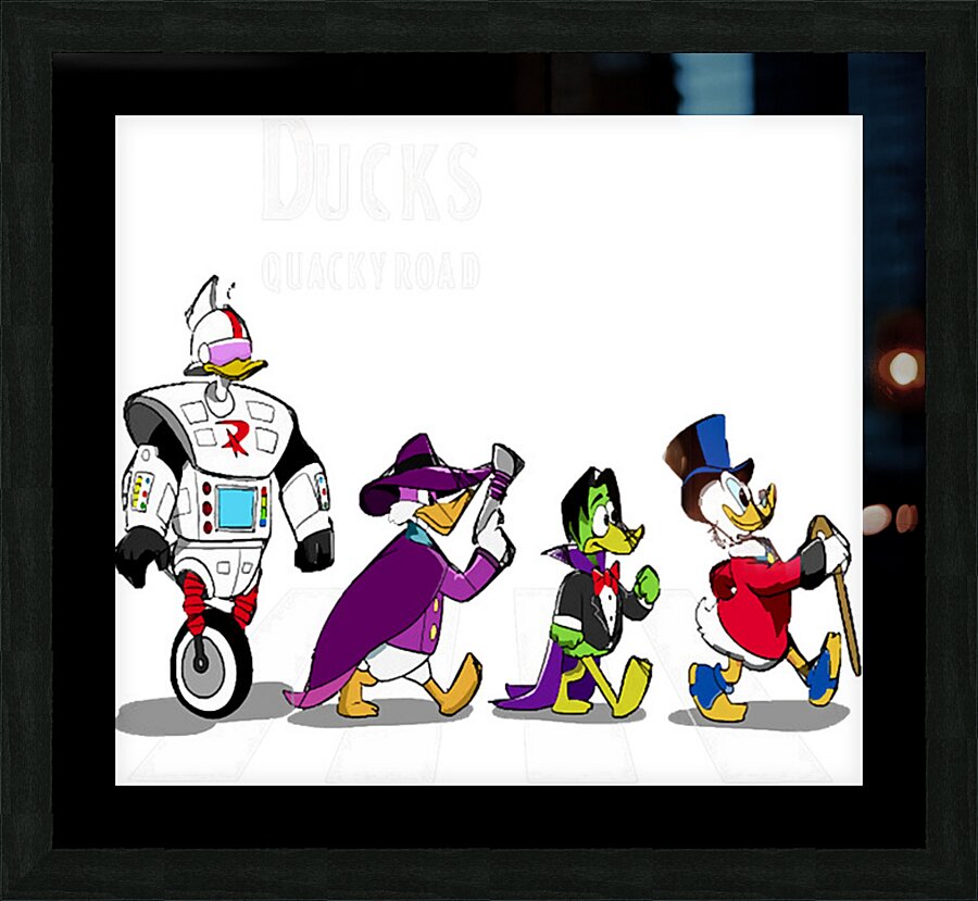DuckTales 29 Picture Frame print