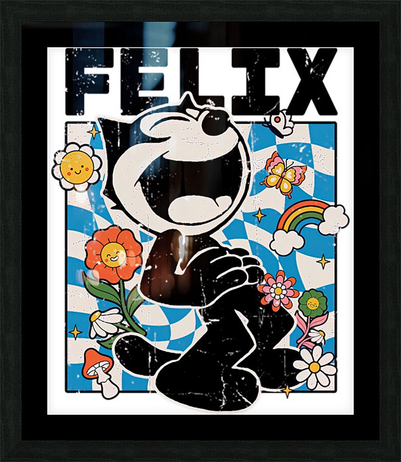 Felix the Cat 13 Picture Frame print