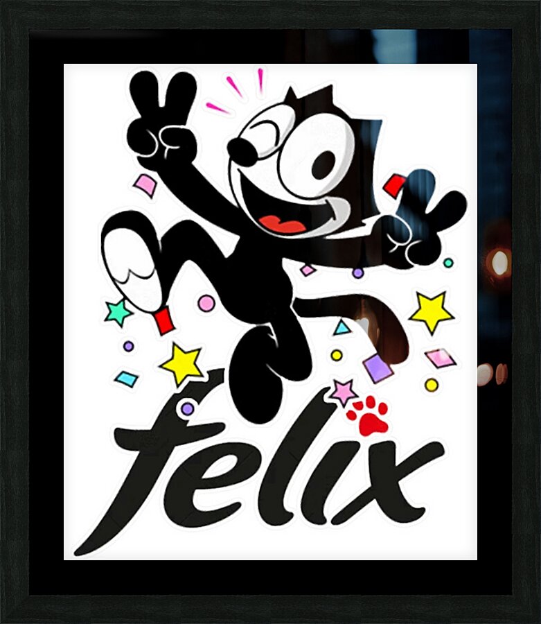 Felix the Cat 25 Picture Frame print