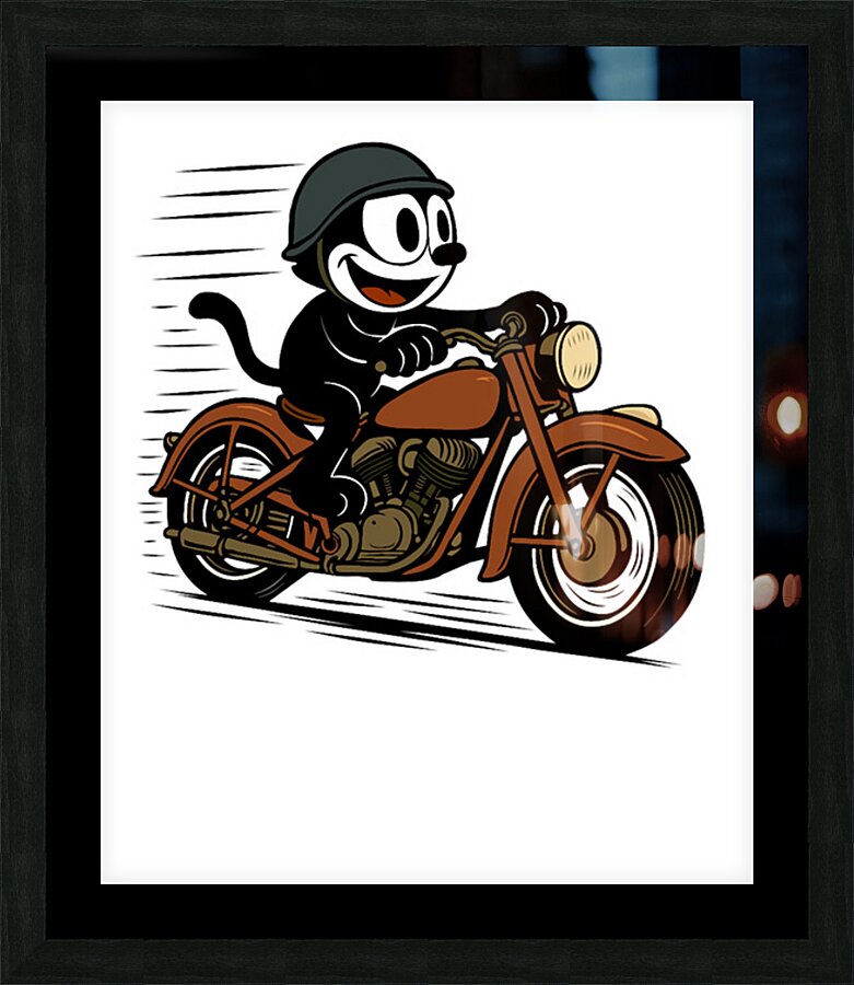 Felix the Cat 2 Picture Frame print