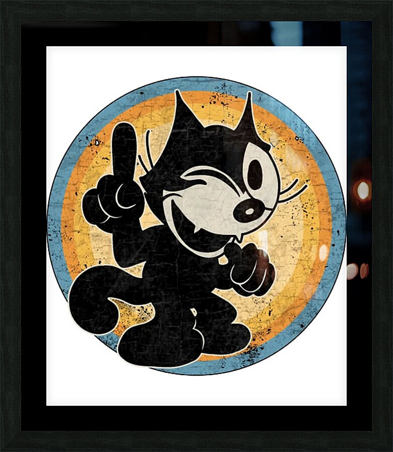 Felix the Cat 13 Picture Frame print