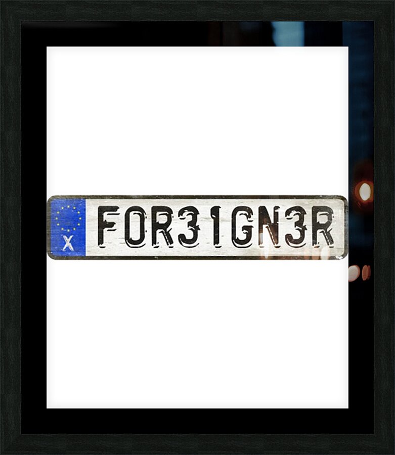 Foreigner 1 Picture Frame print