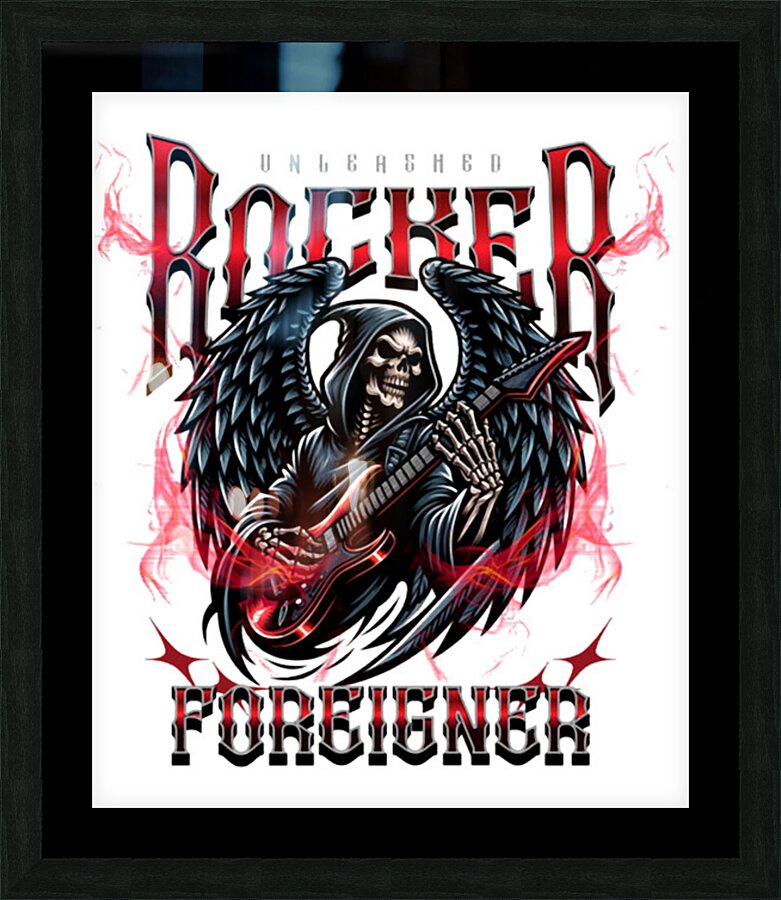 Foreigner 2 Picture Frame print