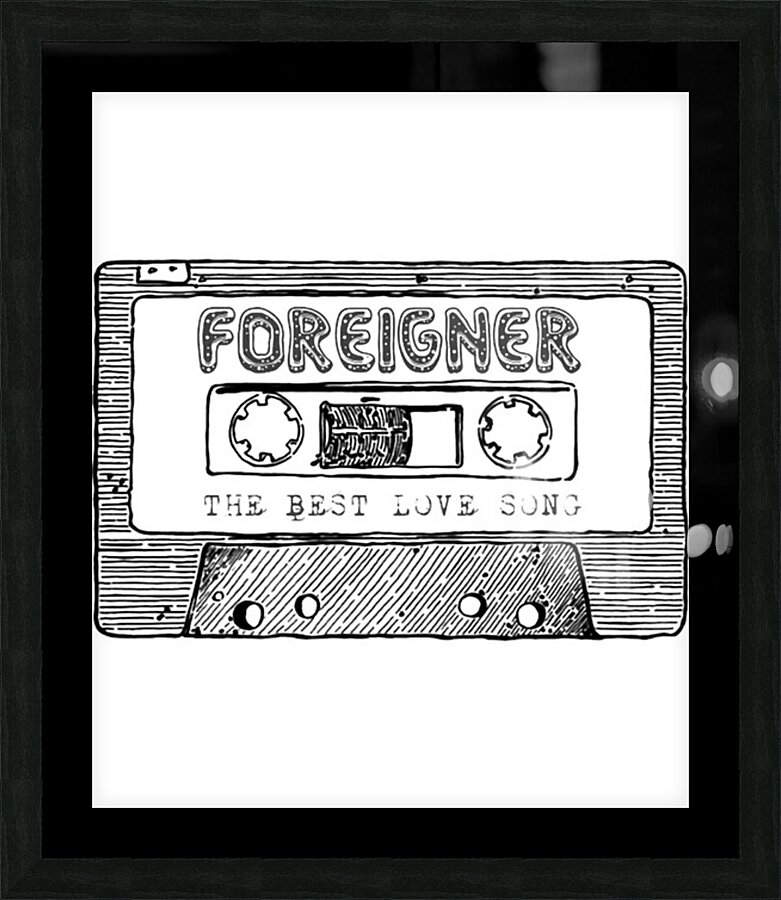Foreigner 4 Picture Frame print
