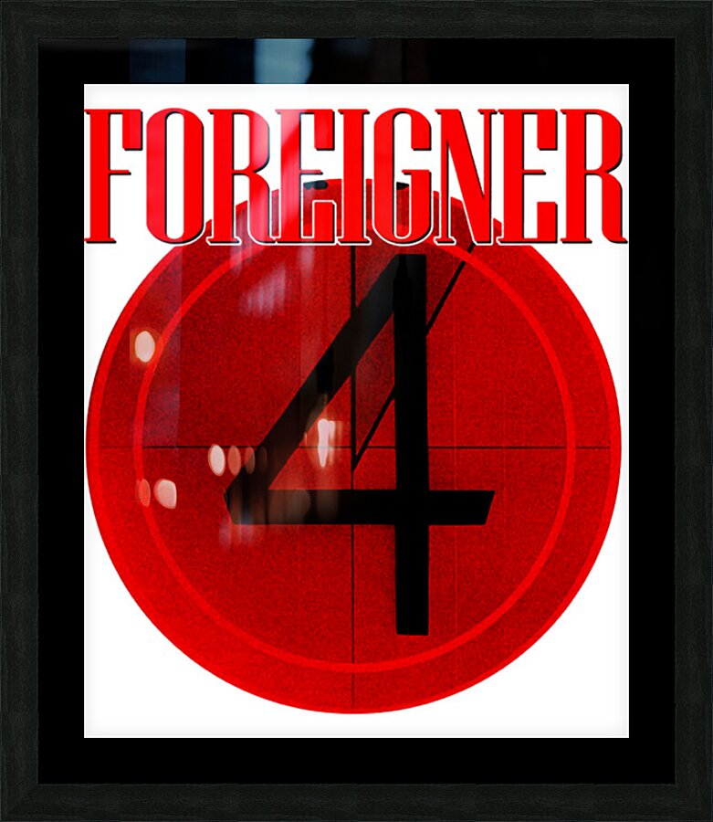 Foreigner 7 Picture Frame print