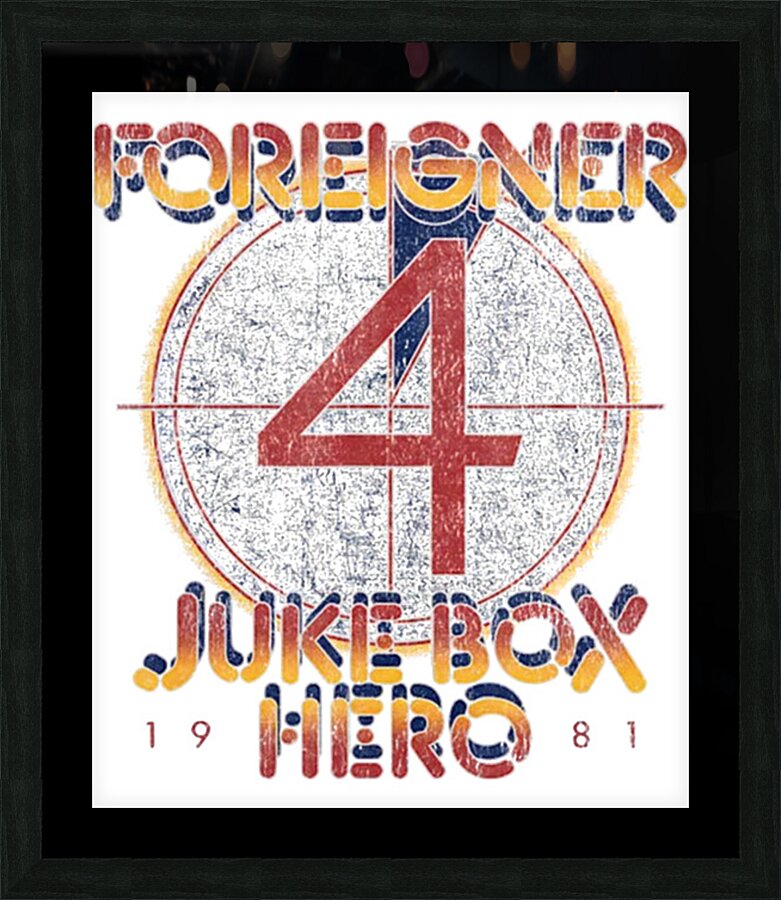 Foreigner 9 Picture Frame print