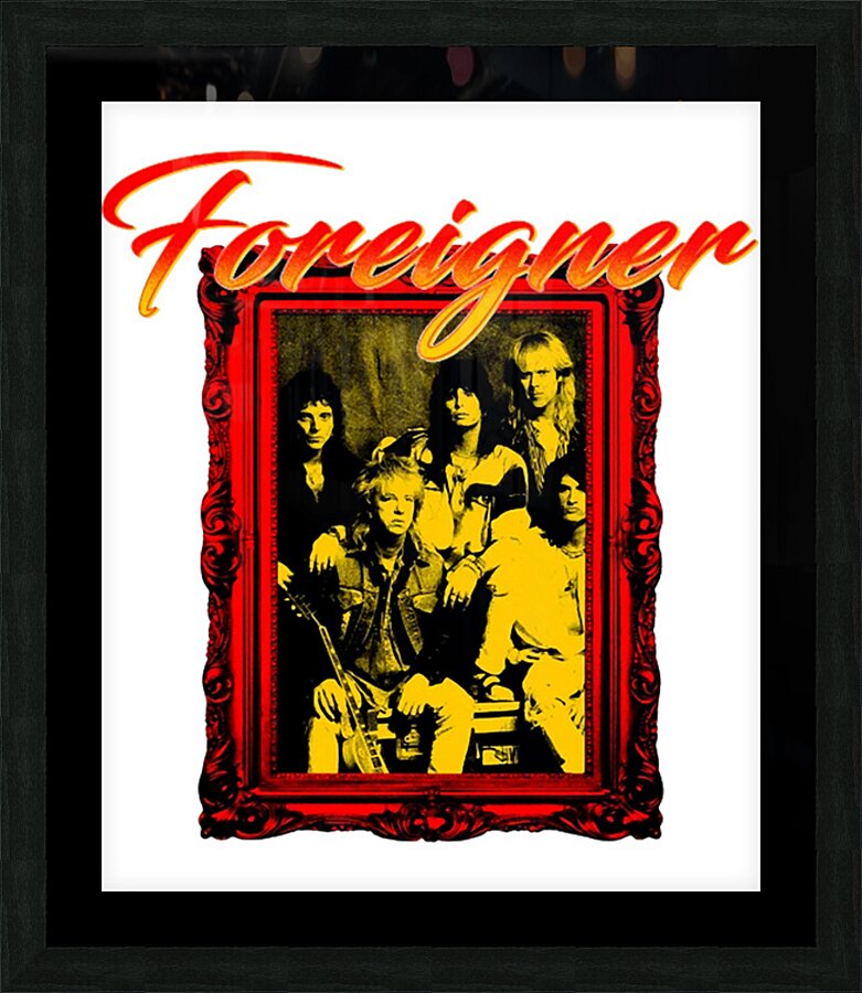 Foreigner 11 Picture Frame print