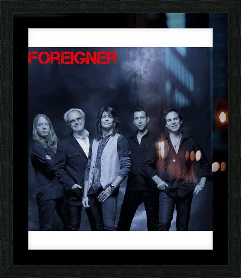 Foreigner 12 Picture Frame print