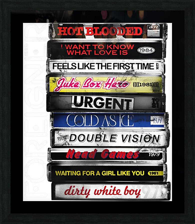 Foreigner 15 Picture Frame print
