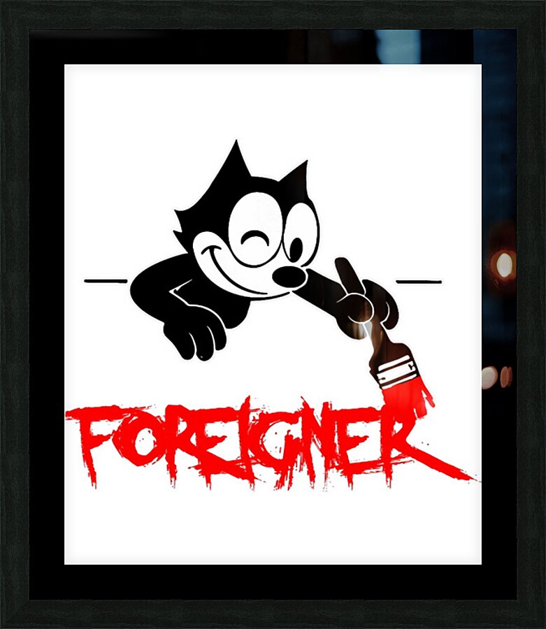 Foreigner 16 Picture Frame print