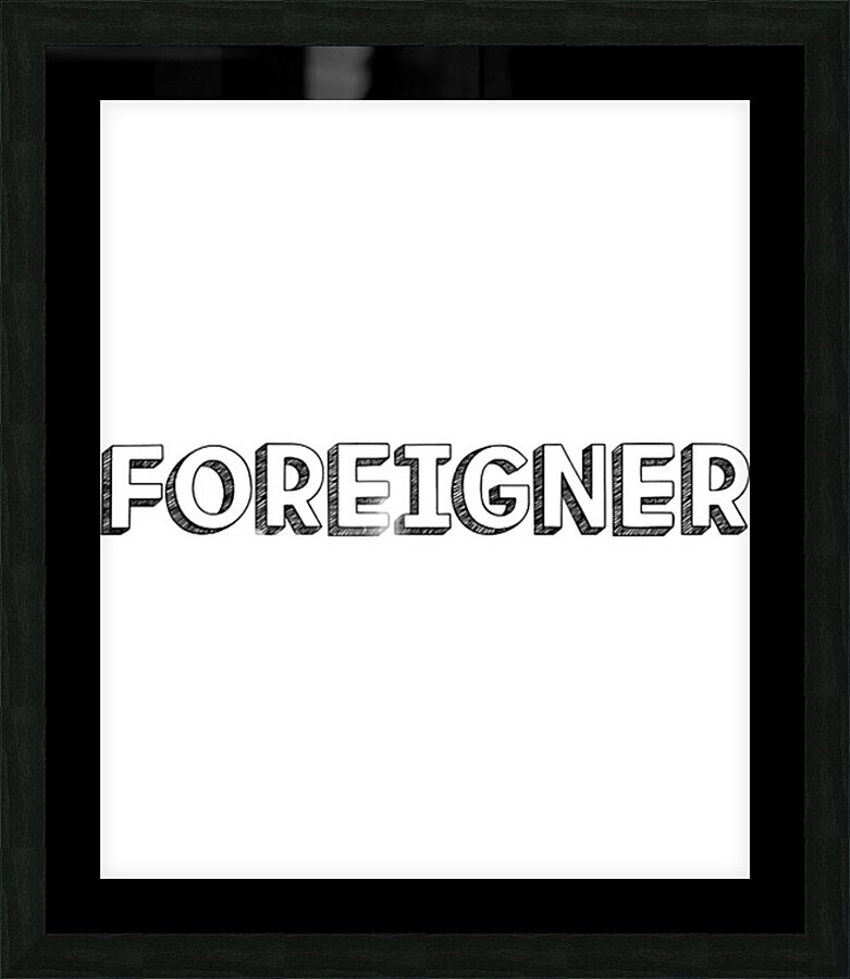 Foreigner 21 Picture Frame print