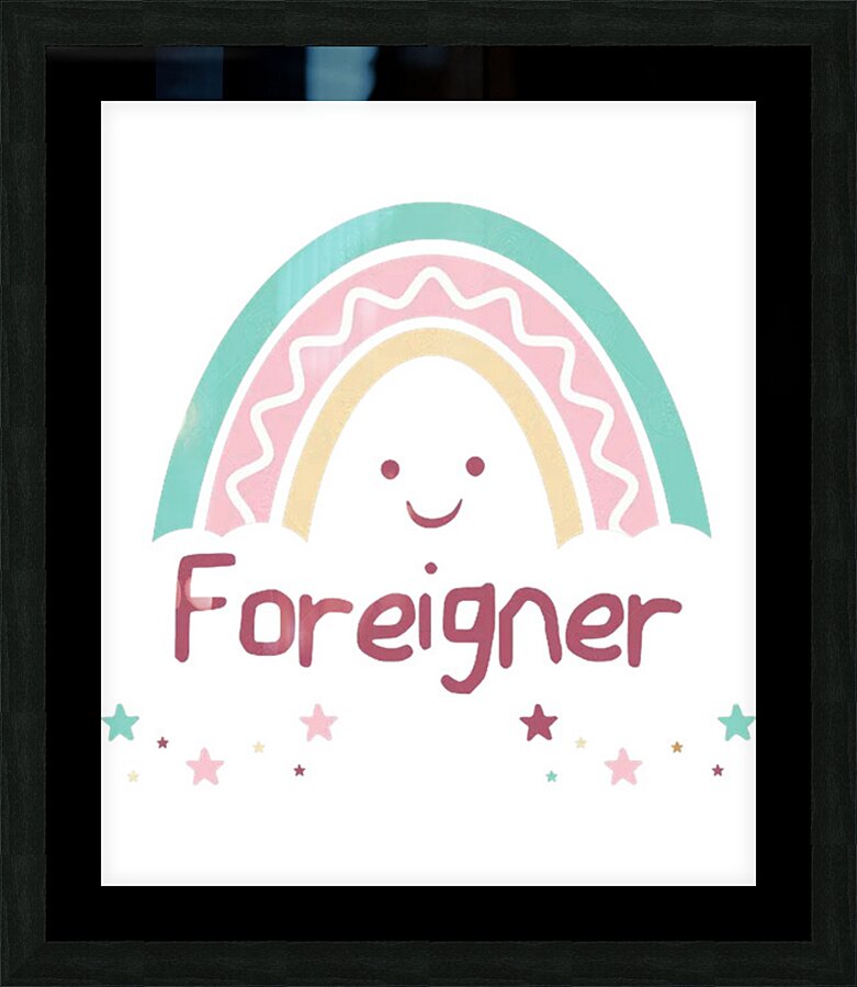 Foreigner 23 Picture Frame print