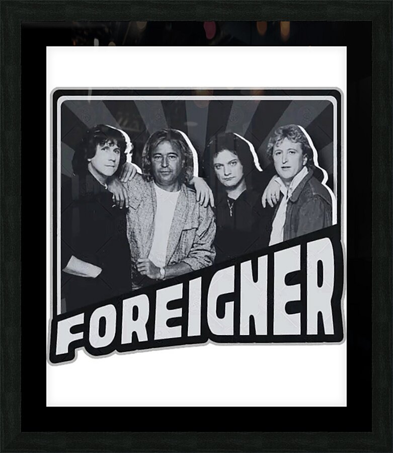 Foreigner 27 Picture Frame print