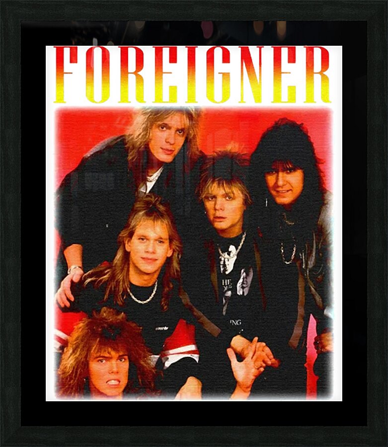 Foreigner 28 Picture Frame print