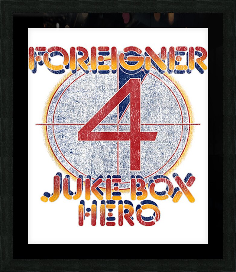 Foreigner 36 Picture Frame print
