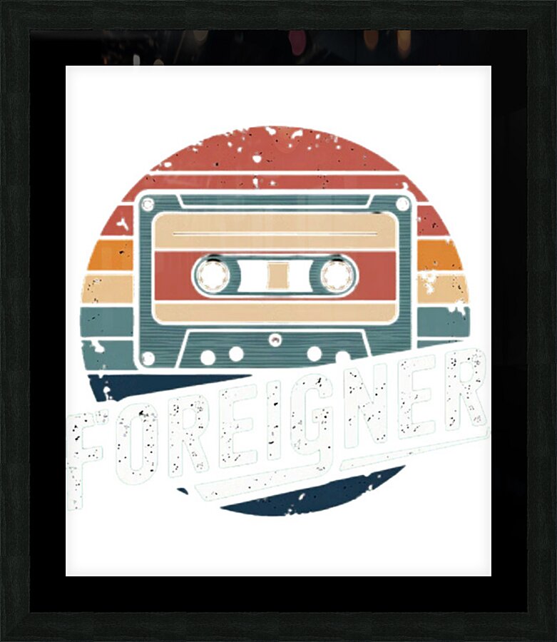 Foreigner 43 Picture Frame print