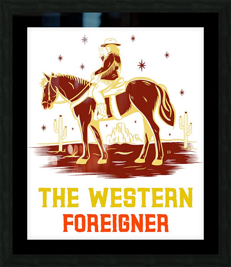 Foreigner 46 Picture Frame print