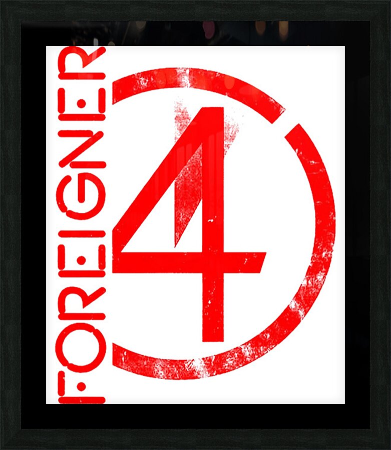 Foreigner 51 Picture Frame print
